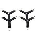 4pcs Triangle Sheet Mattress Holder Fastener Grippers Clips Bed Suspender Straps