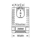 Master Lock Proseries Padlock 2 1 4in Resettable Combination 1pk