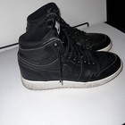 Nike Air Jordan 1 Retro High Black Size 4 5y 4 5 Youth 2015 Euc