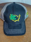  John Deere Ag Pro Trucker Farming  Hat Usa Map Logo Adjustable Mesh Outdoor 