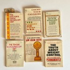 Lot Of 6 Vintage 1960s- 70s Diet   Dieting Booklets By Dell Purse Books