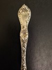 Les Cinq Fleurs By Reed   Barton Sterling Silver Spoon W etched Bowl 5 7 8  1 Oz