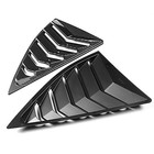 Side Window Louvers Carbon Look For 2010-2015 Chevy Camaro 2pcs
