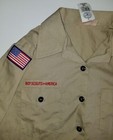 Boy Scouts Uniform Shirt Bsa Vintage Insignia Scout Usa Made New Womens Nwt Lg