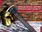 Leather Medieval Sword Frog Adjustable Dagger Belt Holder L r Hand Multi Colors