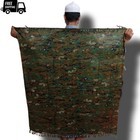 Green Camo Palestine Keffiyeh Scarf Arab Shemagh Kufiya Tassel Unisex