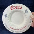 Vintage Coors Light Beer Ceramic Ashtray Bar Mancave Decor America s Fine 1960s