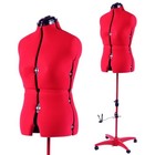 Female Adjustable Sewing Dress Form Mannequin Size 12-18 Large Red