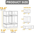 Elitesellsusa-bottle Storage Organizer - Acrylic Bottles Station Organizer Conta