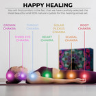 Crystals And Healing Stones Set 31pcs - 14 Raw Chakra Rocks  7 Gemstone Bottles 