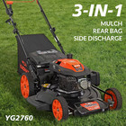 Yardmax Yg2760 22-in Gas Self-propelled Lawn Mower With 201-cc Yardmax Engine