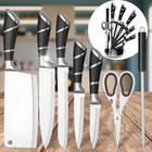9 Piece Kitchen Knife Set Stainless Steel Ultra Sharp Steak Cooking Chef Knives