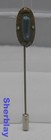 Antique Victorian Glass Stone Brass Tone Stick Hat Pin 3 125  Long