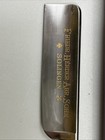 Vintage F Herder A Solingen Straight Razor 218 German New Old Stock Key   Spade