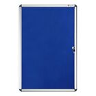Viz-pro Tamperproof Lockable Noticeboard Class 1 Aluminium Framed