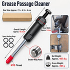 Grease Fitting Cleaner Tool Zerk Nipple Unclogger Grease Gun Repair Tool Kit