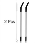 40oz Tumbler Cup Handle 2pcs Straw -stainless Steel Vacuum Insulated Mug Us New