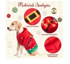 Cat Dog Santa Christmas Costume Outfit With Led Lights Xmas Pets Clothes Medium 