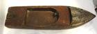 Vintage Primitive Folk Art Boat Flat Bottom Pond Wood Metal Decor Toy