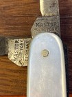 Antique Kastor New York Germany Pearl Manicure Pocket Knife Multi Tool C1900