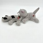 2 Vintage Tonka Pound Puppies   Purries Dogs Cats Plush Dog Kitty Newborn 80s
