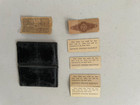 Vintage Detroit Electric Railway 6 Tickets With Original Leather Case