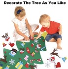 4ft 3d Diy Felt Christmas Tree Set  27pcs Set