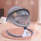 Electric Baby Bouncer Swing Bluetooth Music Cradle Rocker Chair Infant Newborn
