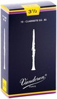 Vandoren Traditional Bb Clarinet Reeds Strength 3 5 Box Of 10