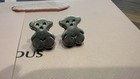 Tous Silver Sweet Dolls Bear Motif Stud Earrings