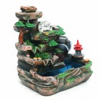 Indoor Rockery Fountain Goldfish Waterfall Feng Shui Water Sound Desktop Decor