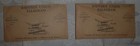 Lot Of 2 Vintage 1954 Western Union Telegrams