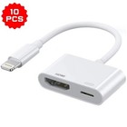 Lot Of 10 Pack Apple Oem Lightning To Hdmi Digital Av Adapter A1438 - Md826am a 