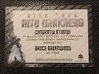 2013 Rittenhouse Signed Star Trek Into Darkness Bruce Greenwood Autograph Card