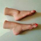 New Hand Crafted  Silicone Girls Ballet Feet Model Sculpture Weird Toys For Man