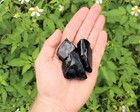 Rough Black Obsidian  1 4 Lb Bulk Lot Natural Raw Stone Crystal Healing 4 Oz