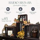 Vintage Stained Rustic Wooden Crates     Set Of 4 Storage Boxes For Home   Decor