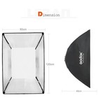 Us 2x Godox 80x120cm Studio Softbox Bowens Mount Strip Honeycomb Grid Soft Box