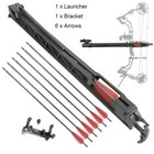 Rapid Bow Shooter Launcher 6 Arrow Archery Compound Recurve Bow Continuous Shoot