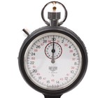 Heuer Vintage 1970s Mechanical Stopwatch White Dial 1 10 Sec Swiss Made 7 Jewels
