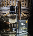 Beard Knife Lotus Shavette Set With Shave Brush  And 100 Blades Self Care