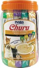  2 Pack  Inaba Churu Chicken Puree Variety Pack Lickable Cat Treats - 50 Count