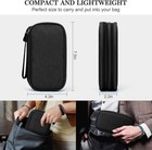 Electronic Organizer  Travel Tech Pouch Bag  Cable Organizer Black   Wrist S