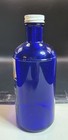 Rare Antique Original  Cobalt  Blue      Sta-set      Hair Tonic Paper Label Bottle 