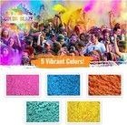 Color Blaze Multi Mix Color Powder - 5lbs ea Of 5 Colors - Holi Color War Party