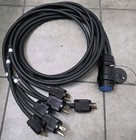 Socapex Power Break-in Cable 19 Pin Female To 6 Edison Male 6ft Breakin Hubbell