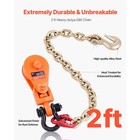 2 Ton 3  Snatch Block With Chain Flatbed Tow Truck Rollback Car Carrier Cable