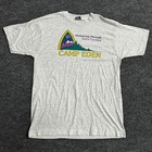 Fruit Of The Loom T-shirt Mens Xl Gray Camp Eden Graphic Single Stitch Usa Made