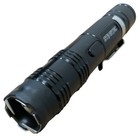 Stingtec Tactical Stun Gun High Power Metal Rechargeable Led Flashlight - Black