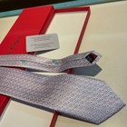 Ferragamo Men Silk Tie Luxury Designer Business Formal Necktie Gift